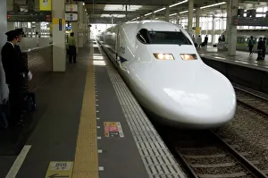 Shinkansen Train Prints: Shinkansen bullet train