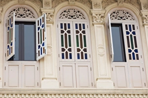 Shutters and Windows Print in Chinatown, Singapore