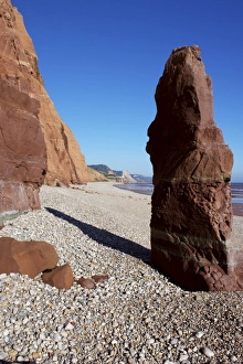England Nature Photography Prints: Sidmouth Beach, Devon, England, United Kingdom, Europe
