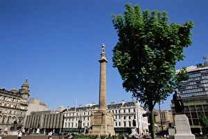 United Kingdom Tourist Spot Prints: Sir Walter Scott column