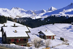 Central Europe Travel Destination Prints: Ski resort
