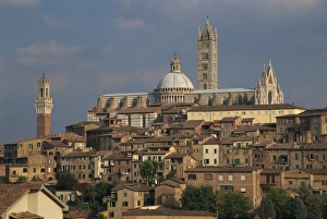 Tuscan Landscape Images Prints: The skyline of Siena