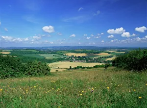 South Harting from the South Downs Way, Harting Down, West Sussex, England South Harting from the South Downs Way, Harting Down, West Sussex, England