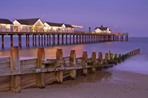 Southwold Pier Print at Sunset