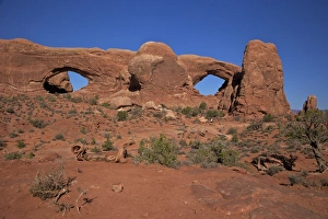 Moab Landscape Photography Prints: The Spectacles (North and South Windows)