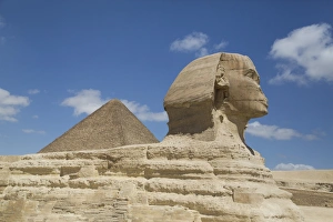 Sphinx in Foreground Print