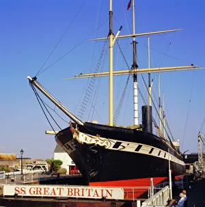 Brunel Prints: SS Great Britain Print - Historical Ship Artwork