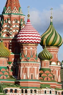 Prints of St. Basils Cathedral, Red Square, UNESCO World Heritage Site, Moscow, Russia, Europe Heritage Site Prints: St. Basils Cathedral Print, Moscow, Russia