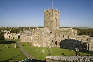 St. Davids cathedral, Dyfed, Wales, United Kingdom, Europe St. Davids cathedral, Dyfed, Wales, United Kingdom, Europe