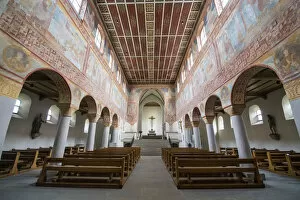 Images Dated 16th April 2019: St. Georg church, Reichenau-Oberzell, Reichenau Island, UNESCO World Heritage Site