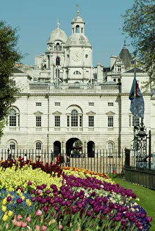 St. Jamess Park with Horse Guards Parade in background, London, England St. Jamess Park with Horse Guards Parade in background, London, England