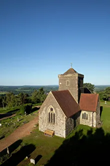 St. Marthas church, St. Marthas Hill, Surrey Hills, North Downs Way, near Guildford St. Marthas church, St. Marthas Hill, Surrey Hills, North Downs Way, near Guildford