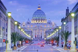 Vatican City Famous Buildings Prints: St. Peter s