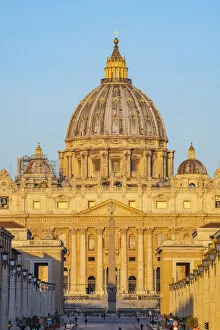 Images Dated 2nd July 2020: St. Peters Basilica, UNESCO World Heritage Site, The Vatican, Rome, Lazio, Italy
