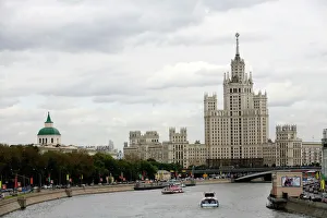 Stalin era building at Kotelnicheskaya embankment, one of the Seven Sisters which are seven Stalinist skyscrapers Stalin era building at Kotelnicheskaya embankment, one of the Seven Sisters which are seven Stalinist skyscrapers
