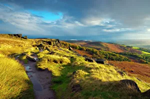 Stanage Edge, Peak District National Park, Derbyshire, England Stanage Edge, Peak District National Park, Derbyshire, England