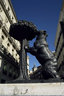 European Union Symbols Prints: Statue of a bear