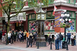 Steam Clock on Water Street, Gastown District, Vancouver, British Columbia Steam Clock on Water Street, Gastown District, Vancouver, British Columbia