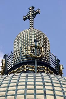 Am Steinhof Collection: Am Steinhof church dome, Vienna, Austria, Europe
