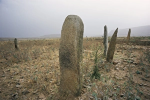 Stelae in ancient cemetery, Axoum (Axum) (Aksum), Tigre region, Ethiopia, Africa Stelae in ancient cemetery, Axoum (Axum) (Aksum), Tigre region, Ethiopia, Africa
