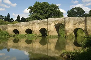 Stopham bridge over River Arun, near Pulborough, Sussex, England, United Kingdom, Europe Stopham bridge over River Arun, near Pulborough, Sussex, England, United Kingdom, Europe