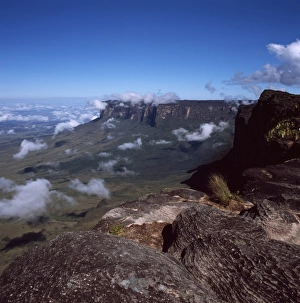 Outdoor Adventure Photoshoots Prints: From the summit of Mount Roraima (Cerro Roraima), looking across to Mount Kukenaam
