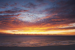 Sunrise over the Atlantic Ocean in Miami Beach. Florida, United States of America, North America Sunrise over the Atlantic Ocean in Miami Beach. Florida, United States of America, North America
