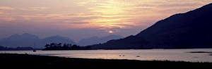 UK Rural Landscape Photography Prints: Sunset, Loch Levan