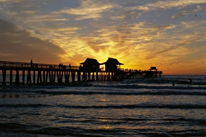 Naples Pier Sunset Print