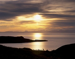 Isle Of Skye Sunset Prints: Sunset over Sleat peninsula and Loch Eishort