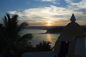 Sunset over the Tiracol River viewed from Fort Tiiracol Sunset over the Tiracol River viewed from Fort Tiiracol