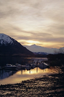 Rural New Zealand Landscape Prints: Sunset at Wanaka