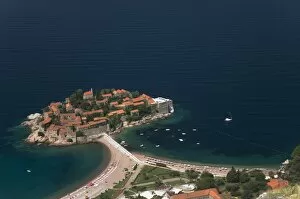 Serbia Collection: Sveti Stefan and Adriatic coastline