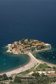Serbia Collection: Sveti Stefan and Adriatic coastline