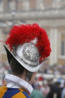 Swiss guard, Vatican, Rome, Lazio, Italy, Europe Swiss guard, Vatican, Rome, Lazio, Italy, Europe