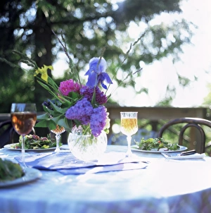 Table with Salad Print, Washington State
