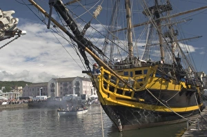 Whitehaven Harbour Print - Tall Ship Grand Turk