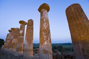 Temple of Heracles Print, Valley of the Temples, Agrigento, Italy