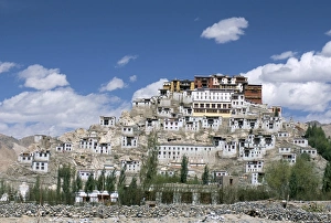 Buddhist Monastery In Ladakh Prints: Thikse monastery
