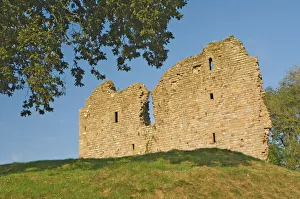 Thirlwall Castle, dating from the 14th century, built close to Hadrians Wall with stone taken from the wall Thirlwall Castle, dating from the 14th century, built close to Hadrians Wall with stone taken from the wall