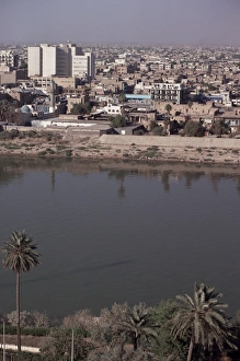 Tigris River Print, Baghdad, Iraq