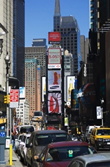 Times Square Print - Manhattan Street Scene