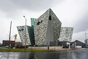 Prints of Titanic Museum, Belfast, Ulster, Northern Ireland, United Kingdom, Europe Northern Ireland Prints: Titanic Museum Print: Belfast, Northern Ireland
