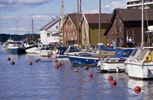 Scandinavian Village Prints: Tonsberg, Norway