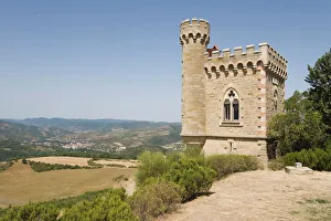 Tower, Rennes-le Chateau, Aude, Languedoc-Roussillon, France, Europe Tower, Rennes-le Chateau, Aude, Languedoc-Roussillon, France, Europe