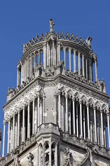 Tower of Sainte-Croix (Holy Cross) cathedral, Orleans, Loiret, France, Europe Tower of Sainte-Croix (Holy Cross) cathedral, Orleans, Loiret, France, Europe