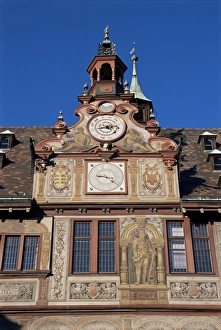 Town Hall Architecture Prints: Detail of town hall