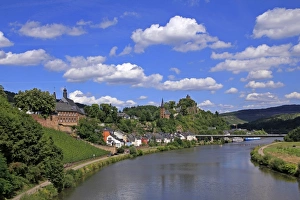 Town of Saarburg on River Saar, Rhineland-Palatinate, Germany, Europe Town of Saarburg on River Saar, Rhineland-Palatinate, Germany, Europe
