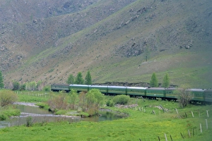 Gobi Desert Scenery Prints: Trans-Mongolian train