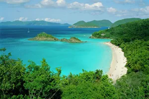 Trunk Bay Print, St. John Island, U.S. Virgin Islands Landscape